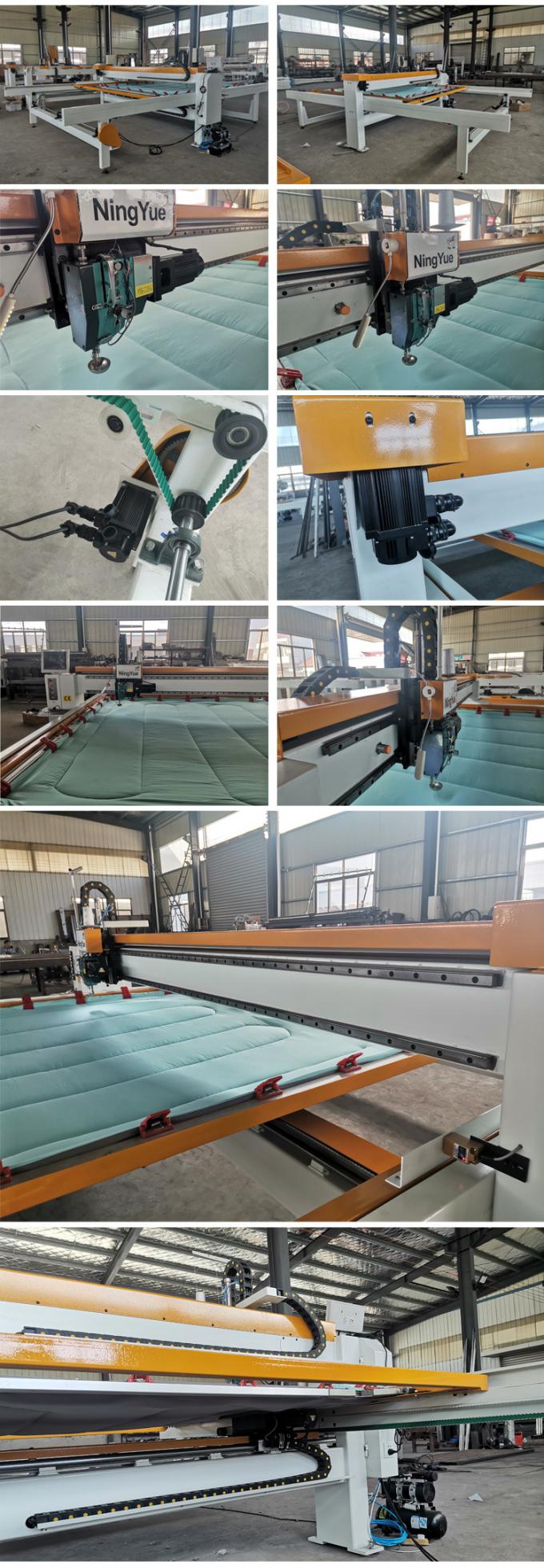 TATAMIの単一の針のQuilter機械シダレ ヤナギのキルトの織機のためのコンピュータ化されたキルトにする機械は長くミシンを武装させる